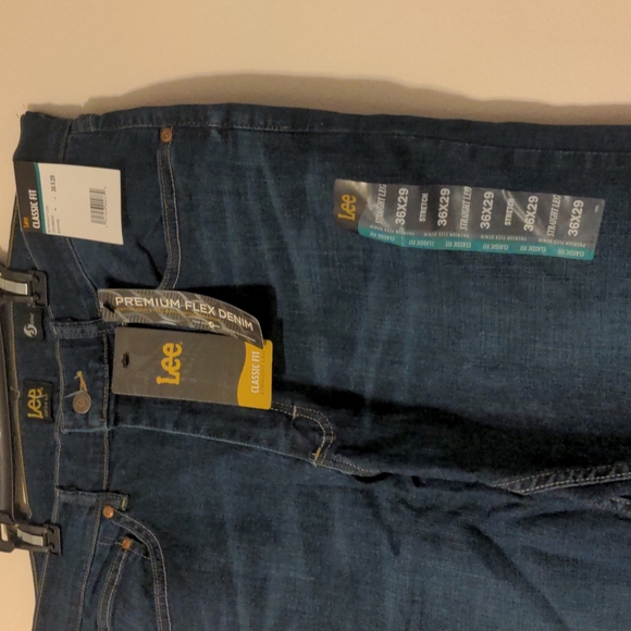 Lee classic fit straight leg stretch 36x29 - Picture 2 of 8